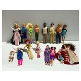 Group of Fashion Dolls and Accessories Including Barbie