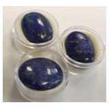 Natural Lapis Lazuli Gemstones Lot, 73.00 Carats Total Weight