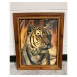 Framed Tiger Print