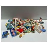 Multiple Baby Toys and Vintage Nursery Collectibles