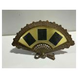 Metal Fan Shaped Triple Photo Frame