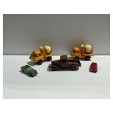 (5) Diecast and Pressed Metal Toy Vehicles