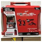 Milwaukee M18 4 Tool Combo Kit w/ batteries