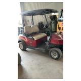 Club Cart Tempo Golf Cart- red