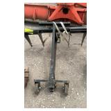 Riding mower lift stand