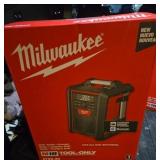 Milwaukee M18 radio and charger