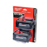 Milwaukee M18 6AH High output 2pk battery