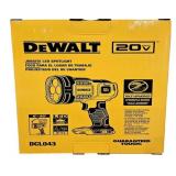 Dewalt 20V 1500/500 lumens Hi-Lo spotlight