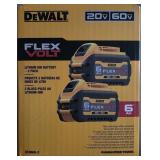 Dewalt 60V flexvolt 6AMP 2pack battery
