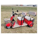Electric Golf Cart - Red - not assembled