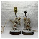 Porcelain Figural Table Lamps