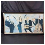 Framed Clifford Bailey Jazz Band Artwork