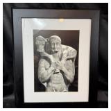 Framed Black and White Artwork