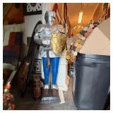 Full-Size Knight in Suit of Armor Display