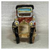 Ceramic Vintage-Style Model Car Figurine