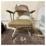 Mid-Century Folding Metal Chair