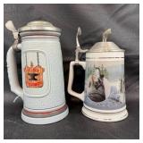 Collectible Lidded Beer Steins