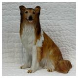 Vintage 1986 Homco Porcelain Collie Figurine
