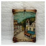 Capri Ceramic Plaque With Scenic Design