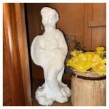 Cast Cement Woman Figure Statue