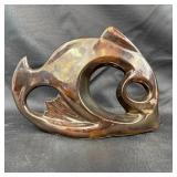 Abstract Fish Sculpture