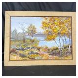Autumn Landscape Oil Painting on Canvas