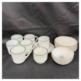 Anchor Hocking Fire-King Swirl Dishes