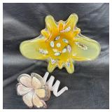 Murano Glass Bowl and Floral Stand