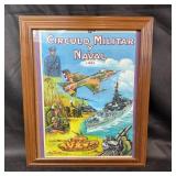 Framed Circulo Militar Y Naval Artwork