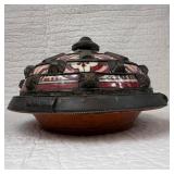 Vintage Handmade Bowl With Lid