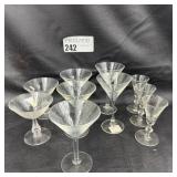 Clear Glass Stemware Assortment