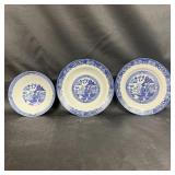 Royal Anderson Blue Willow Plates