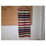 Handwoven Mexican Serape Blanket