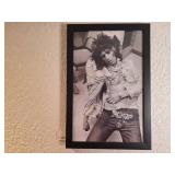Keith Richards Black-and-White Print