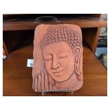 Terracotta Buddha Wall Plaque