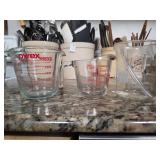 Glass Measuring Cups and Kitchen Tools