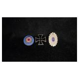 Three Military-Themed Pins