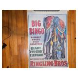 Ringling Bros Big Bingo Poster