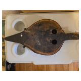 Vintage Wooden and Leather Fireplace Bellows
