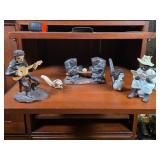 Figurines in Various Poses