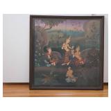 Thai Painting With Mythological Characters