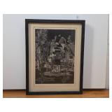Charles E. Burchfield Etching American Village