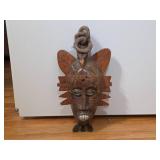 African Senufo Kpelie Mask with Looped Crown