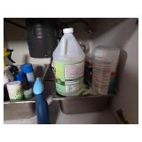 Cleaning Supplies and Bins