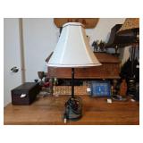 Table Lamp With Fabric Shade