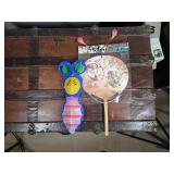 Colorful Paper Lantern and Hand Fan
