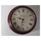 Panama Elegance Wood Wall Clock
