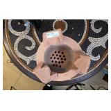 Clay and Metal Charcoal Stove