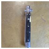 Italian-Made Folding Knife with Black Handle