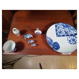 Blue and White Ceramic Lot